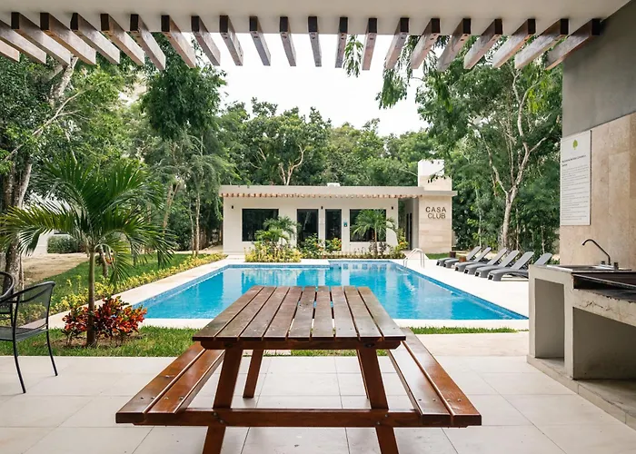 Casa Peace En Selvanova 3br 6 Piscinas Gym Parking * Playa del Carmen